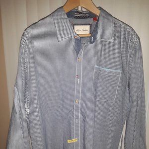 Robert Graham Gingham Check Shirt XXL Blue